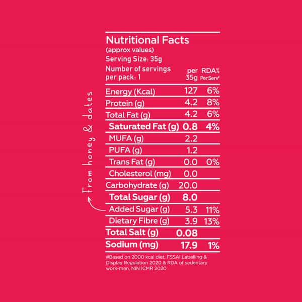 Yoga Bar Vanilla Almond Breakfast Protein Bar 10G Protein 35G