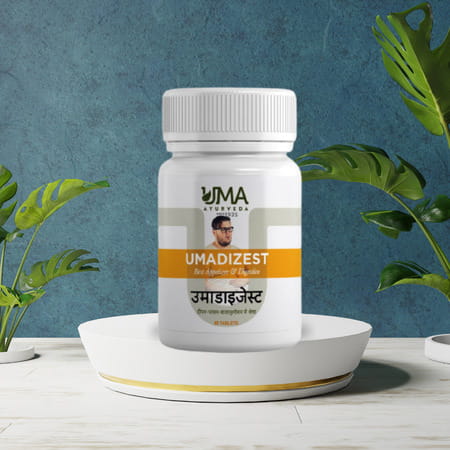 Uma Ayurveda Umadizest Tablet Ayurvedic Tablets - Useful In Digestive Health Nutrition - 60n