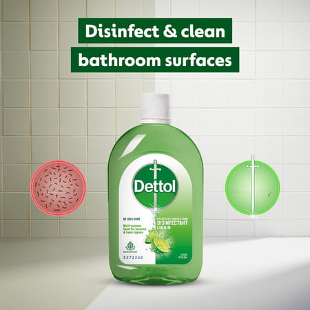 Dettol Disinfectant Liquid | Lime Fresh - 1000 Ml