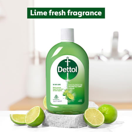 Dettol Disinfectant Liquid | Lime Fresh - 1000 Ml