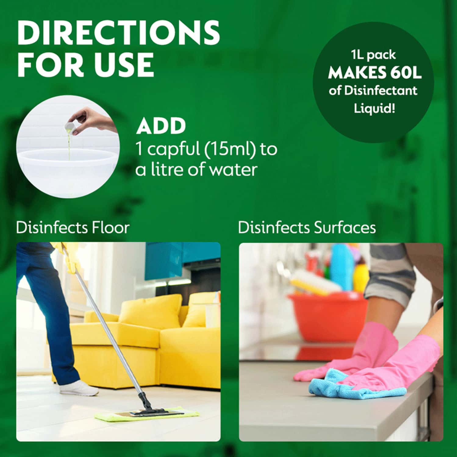 Buy DETTOL LIQUID DISINFECTANT FOR FLOOR CLEANER SURFACE DISINFECTION