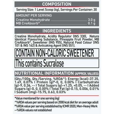 Muscleblaze Creatine Creamp (120g) + Shaker (650ml) | Citrus Blast | Trustified Combo