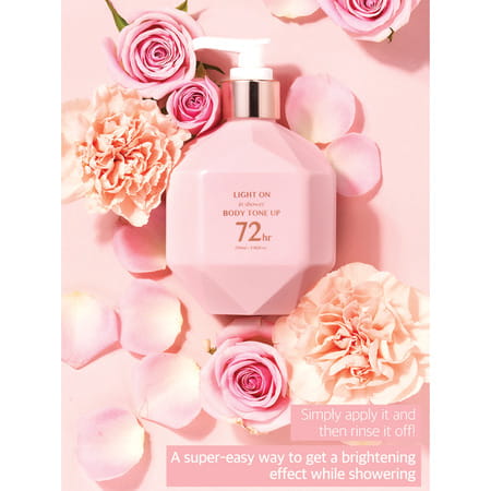 B.o.m Light On In Shower Body Tone Up - Convenient And Hydrating Body - Lotion Designed - 290Ml