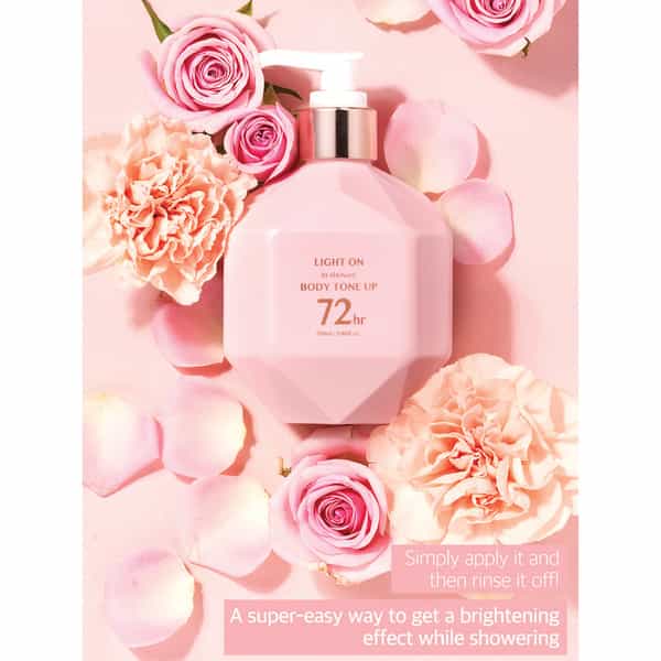 B.o.m Light On In Shower Body Tone Up - Convenient And Hydrating Body - Lotion Designed - 290Ml