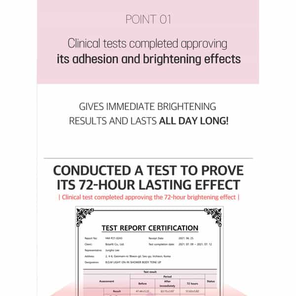 B.o.m Light On In Shower Body Tone Up - Convenient And Hydrating Body - Lotion Designed - 290Ml