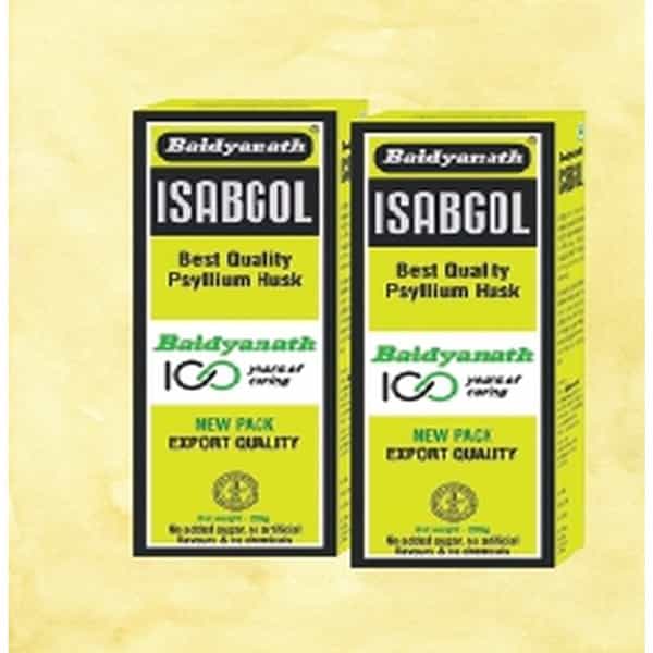 Baidyanath Asli Ayurved Isabgol - Psyllium Husk Powder | Constipation Relief | 200G (Pack Of 2)