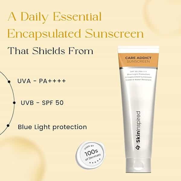 Skininspired Care Addict Encapsulated Sunscreenspf 50 For Dry Skin With Pa++++ - 50G
