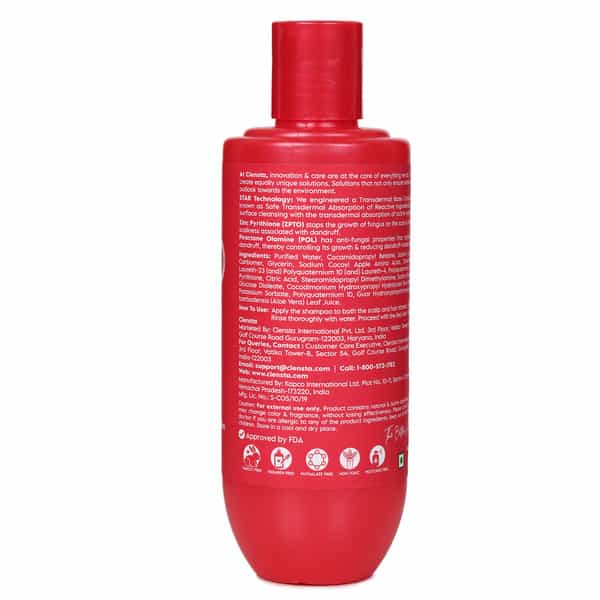Clensta Red Aloe Vera Shampoo 250 Ml