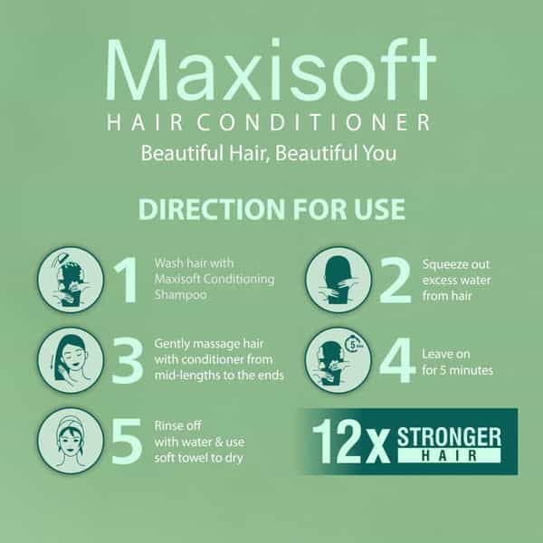 Maxisoft Hair Conditioner | For All Hair Types | Tube | 100 Ml | Pack Of 2