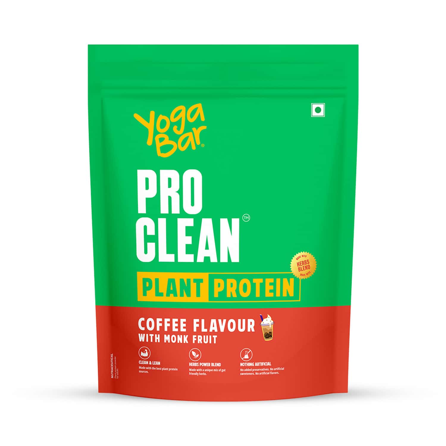 Yoga Bar Pro Clean Plant Protein Coffee Flavour 500g