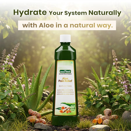 Jeena Sikho Aloe Pain Relief Juice | Naturally Relieves Pain - 750ml (Pack Of 2)