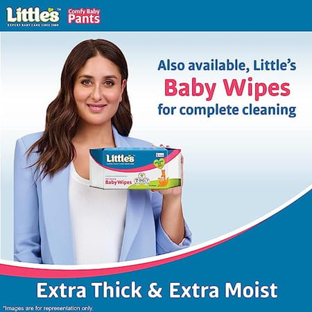 Little's Baby Pants Diapers Large (l) | 9-14 Kg | 30 Count | And 12 Hrs Absorption