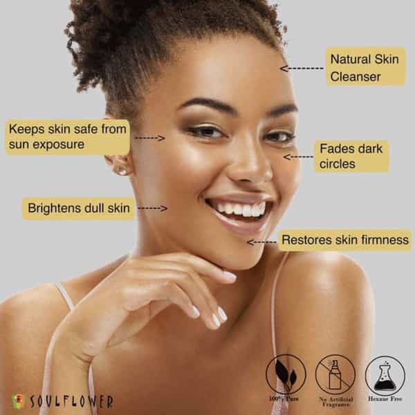 Soulflower Kumkumadi Face Wash With Saffron Turmeric Aloe Vera - 120Ml