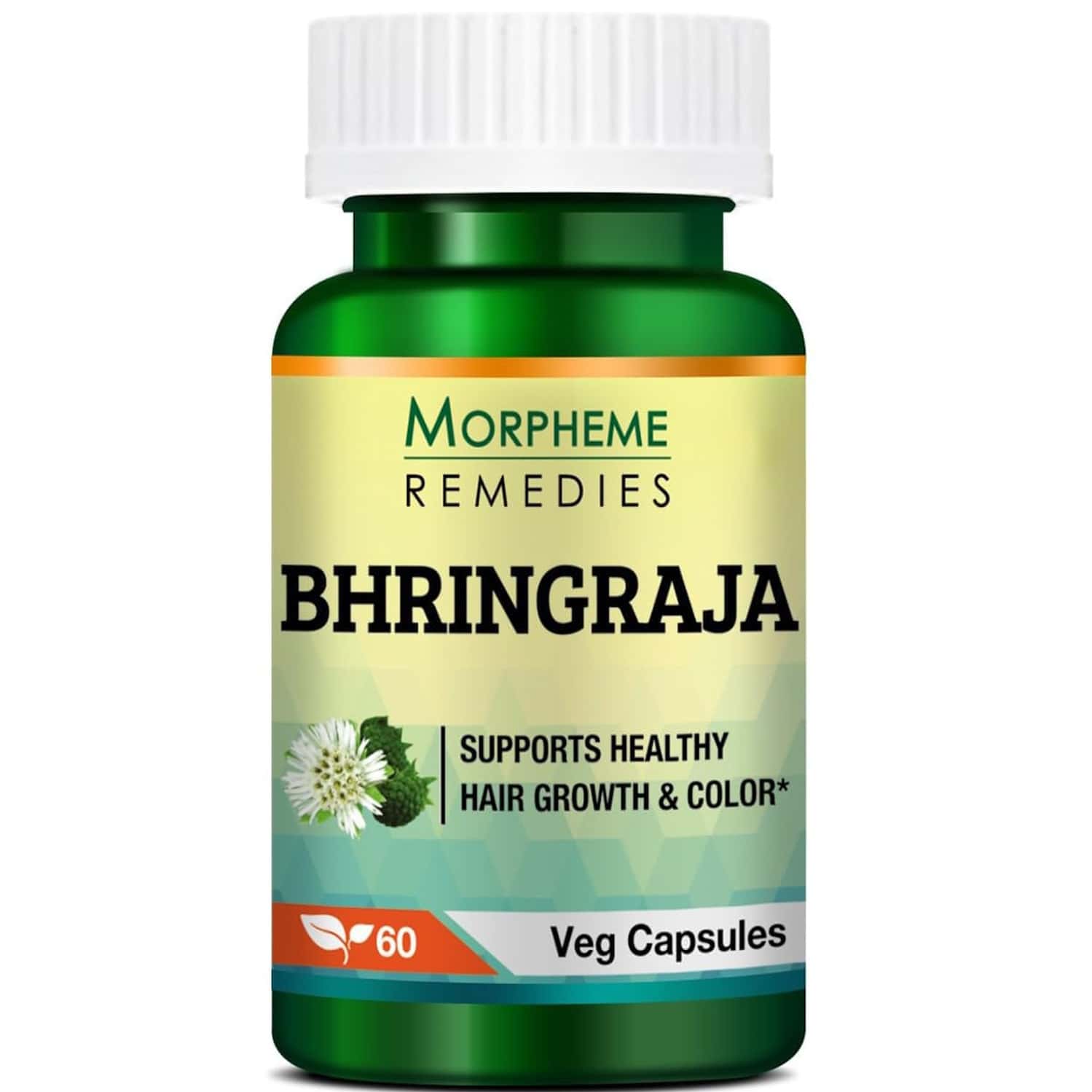 Morpheme Remedies Bhringraja Eclipta Alba 500 Mg - 60 Veg Capsules