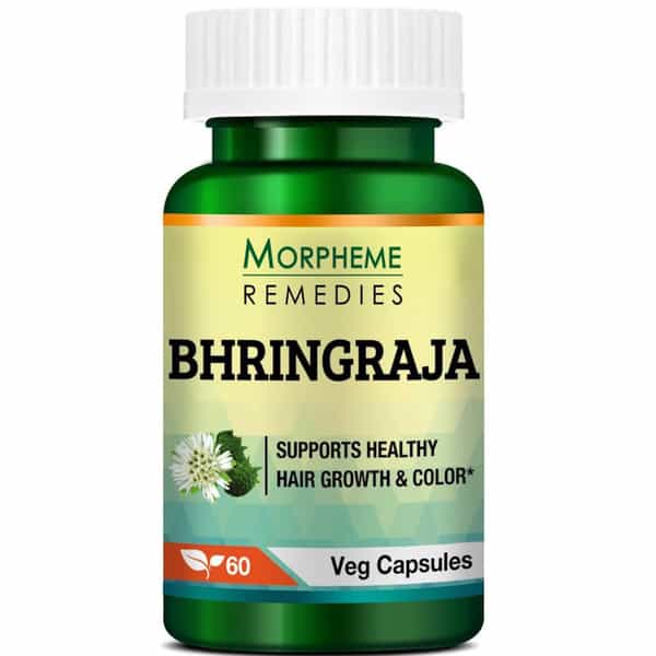 Morpheme Remedies Bhringraja Eclipta Alba 500 Mg - 60 Veg Capsules