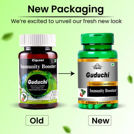 Cipzer Guduchi Capsules | Supports Digestion| Boosts Immunity & Detoxifies Body | 30 Capsules