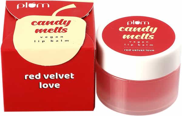 Plum Candy Melts Vegan Lip Balm | Red Velvet Love- 12 Gm