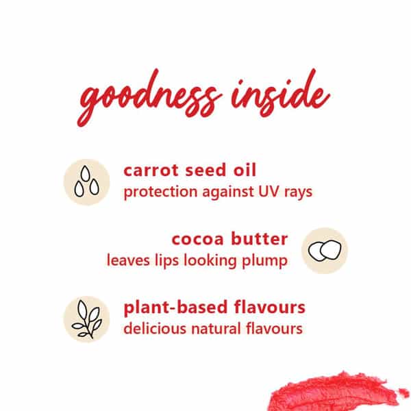 Plum Candy Melts Vegan Lip Balm | Red Velvet Love- 12 Gm