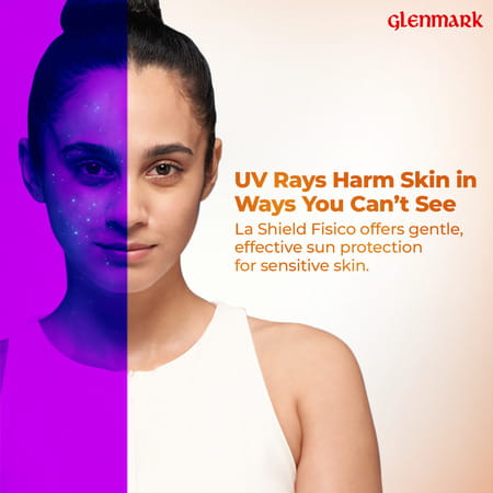 La Shield Fisico Matte Sunscreen Gel | Expert Sensitive Protect | Spf 50 + Pa +++ | 50 Gm