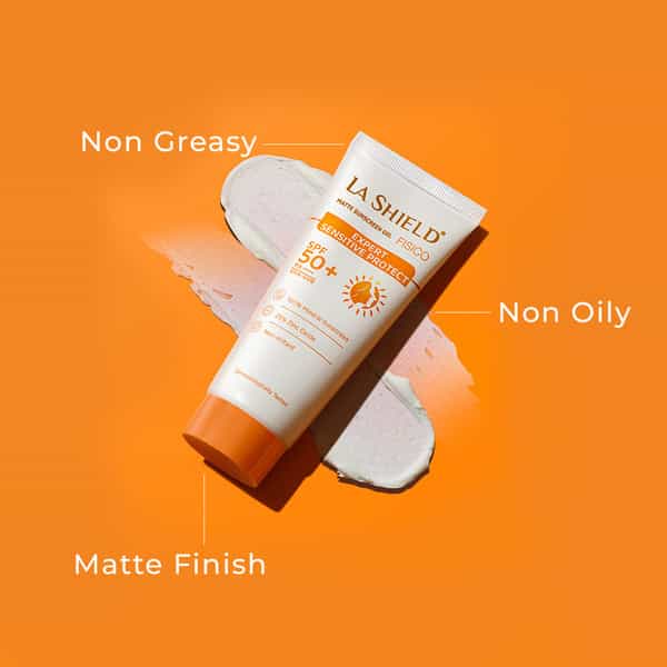 La Shield Fisico Matte Sunscreen Gel | Expert Sensitive Protect | Spf 50 + Pa +++ | 50 Gm