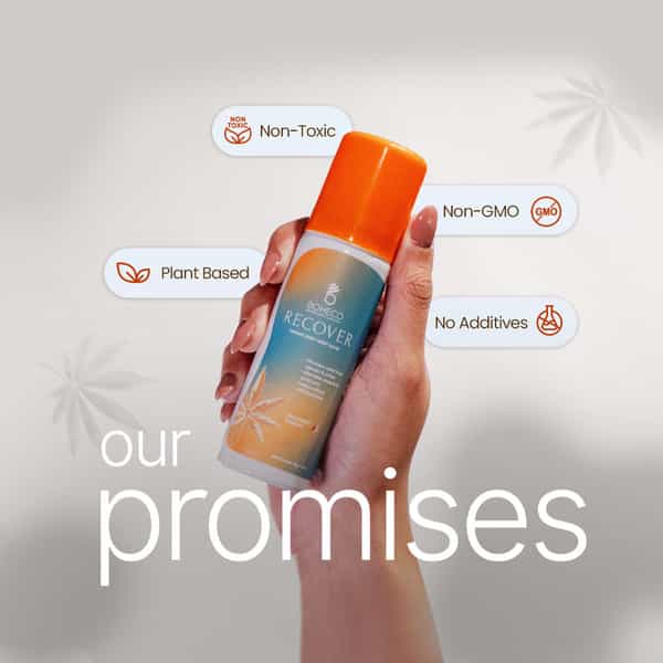 Boheco Recover Instant Pain Relief Spray | With Vijaya Leaf Extract | Heatfrost Therapy | 48 Ml