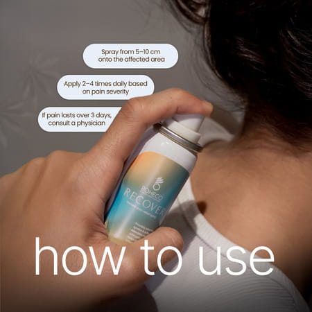 Boheco Recover Instant Pain Relief Spray | With Vijaya Leaf Extract | Heatfrost Therapy | 48 Ml