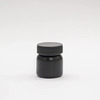 Patco - 30Ml Black Hdpe Empty Bottle For Capsules & Tablets - For Ayurvedic Powder Storage (100 Pcs)