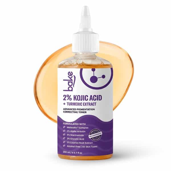 Bake 2% Kojic Acid & Turmeric Extract Toner For Pigmentation & Brightening-200Ml