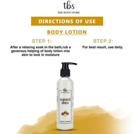 The Bath Store Natural Shea Combo (Body Butter 200gm + Body Yogurt 200gm + Body Lotion 190ml)