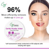 Cgg Cosmetics Gentle Micellar Water Cleansing Pads For Removing Stubborn Makeup - 100 Pads