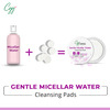 Cgg Cosmetics Gentle Micellar Water Cleansing Pads For Removing Stubborn Makeup - 100 Pads