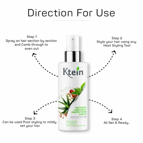 Ktein Natural Hair Heat Protection Spray (100Ml)
