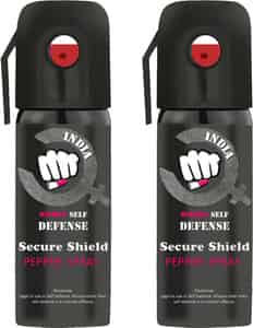Secure Shield Self Defense Pepper Spray For Women Safety/protection Pack Of 2