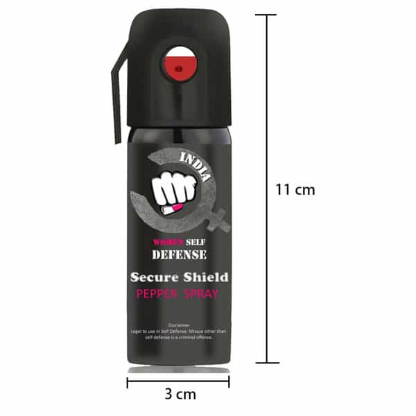 Secure Shield Self Defense Pepper Spray For Women Safety/Protection Pack Of 2