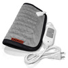 Addmax Electric Heating Pad - Orthopaedic Heating Belt For Back Waist Stomach Pain Relief - Grey