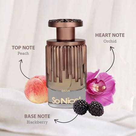 Ossa So Nice Eau De Parfum | Musky | Floral And Fruity Notes | For Women | 100Ml