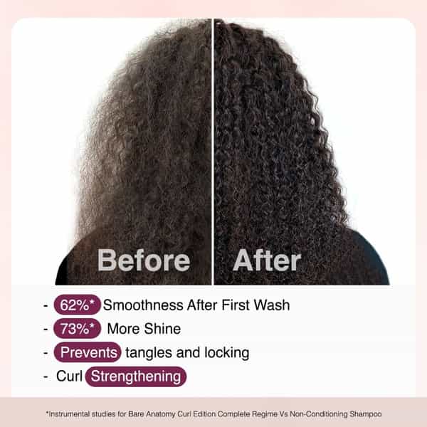 Bare Anatomy Curl Enhancing Hair Mask | Smoothens & Conditions With Curl Retention - 250Gm