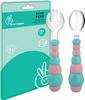 R For Rabbit Safe Feed Stainless Steel Spoon Set Blue
