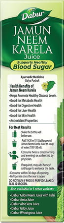 Dabur Jamun Neem Karela Juice - 1 Litre