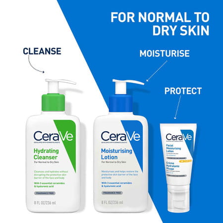 Cerave Moisturising Lotion For Normal To Dry Skin | 236Ml