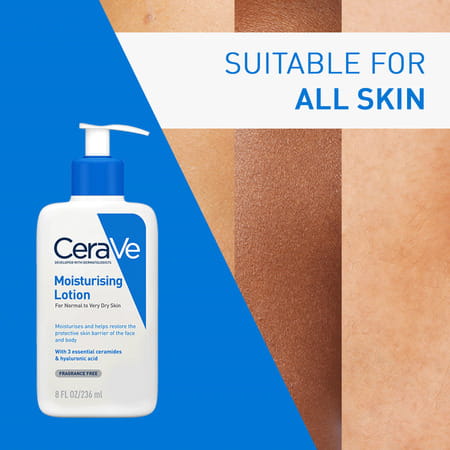 Cerave Moisturizing Lotion For Dry To Very Dry Skin - 236ml