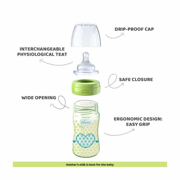 Chicco Wellbeing Pp No Deco Bottle 150 Ml