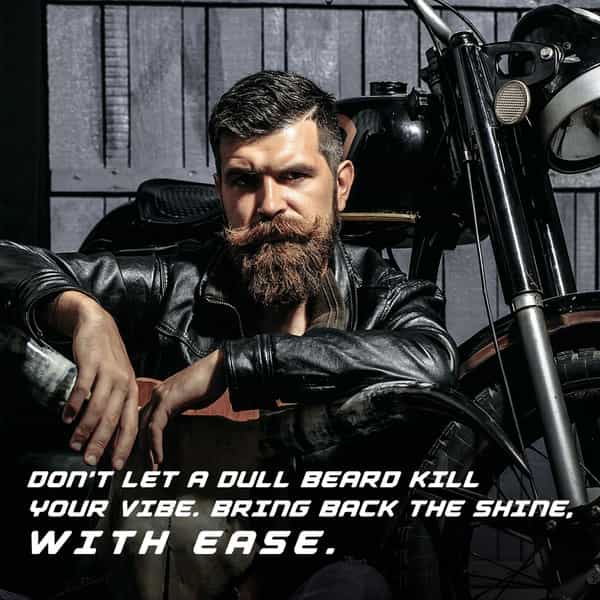 Biker's Beard Styling Oil For Shiny Look With Goodness Of Argan Oil And Vitamin E Oil (30 Ml)