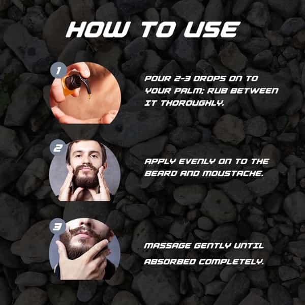 Biker's Beard Styling Oil For Shiny Look With Goodness Of Argan Oil And Vitamin E Oil (30 Ml)