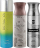 Ajmal 1 Distraction | 1 Ajmal Shadow Homme For Men And 1 Silver Shade For Men Deodorants Each 200Ml