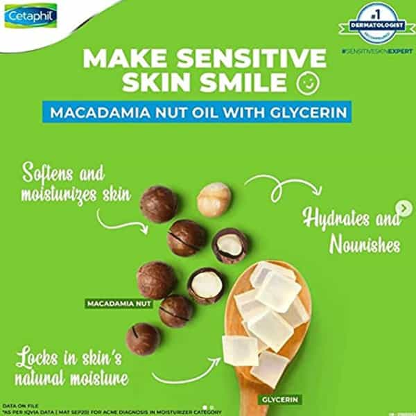 Cetaphil Moisturising Lotion 250Ml & Oily Skin Cleanser 125Ml | Sensitive Or Dry Skin