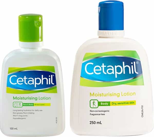 Cetaphil Moisturising Lotion 250Ml & Oily Skin Cleanser 125Ml | Sensitive Or Dry Skin