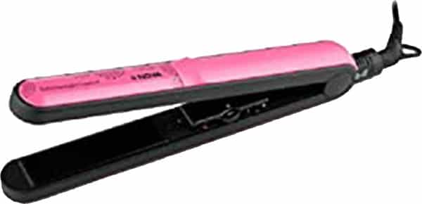 Nova Nhs 980 Salon Style Temperature Controlled Hair Straightener (Pink/Black)