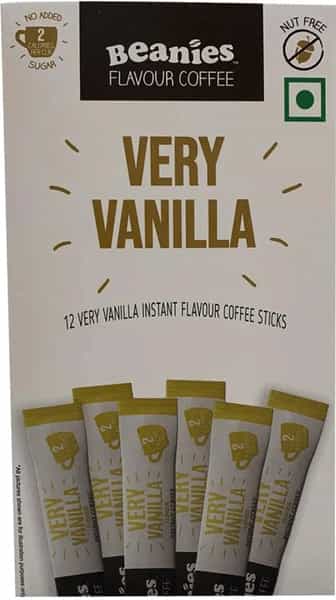 Beanies Flavoured Instant Coffee - Sticks Very Vanilla 24G