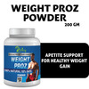 Riffway Weight Proz Weight Gain Powder | Safe & Effective Way For Your Weight Gain Goals (2X200gm)